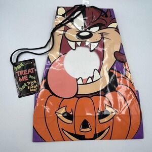 Vintage 1998 Looney Tunes Taz Halloween Trick or Treat Candy Bag CLEO